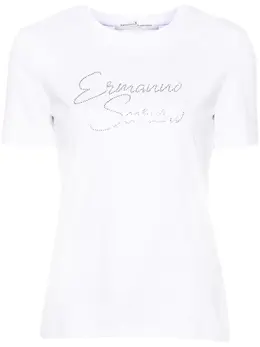 Ermanno Scervino: Футболка со стразами 
