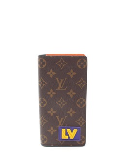 Louis Vuitton Pre-Owned: Коричневый кошелёк