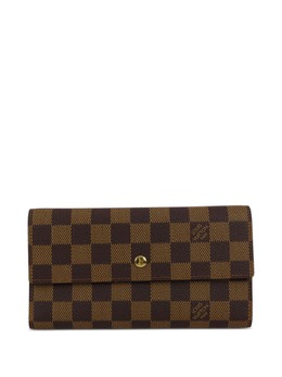 Louis Vuitton Pre-Owned: Коричневый кошелёк