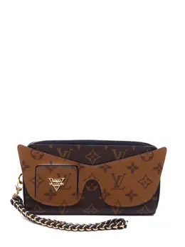 Louis Vuitton Pre-Owned: Коричневый кошелёк