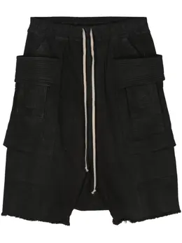 Rick Owens DRKSHDW: Чёрные шорты  Creatch