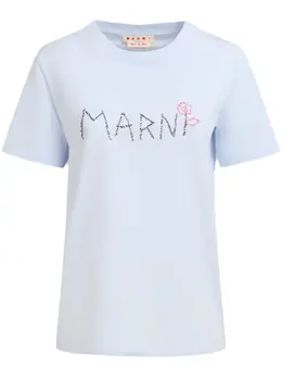 Marni: Хлопковая футболка 