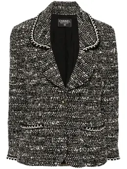 CHANEL Pre-Owned: Твидовая куртка 