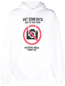 VETEMENTS: Толстовка с принтом