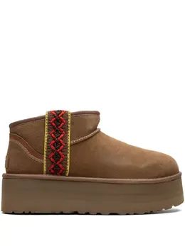 UGG: Коричневые ботинки  Ultra Mini