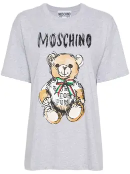 Moschino: Футболка Teddy Bear с принтом