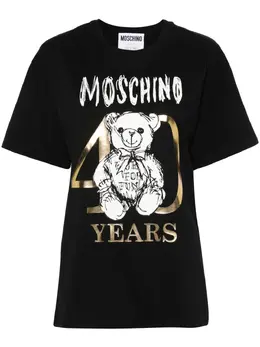 Moschino: Футболка  Teddy Bear с принтом