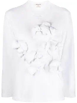 Comme Des Garçons: Хлопковая футболка 