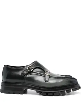 Santoni: Тёмные туфли 