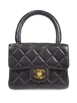 CHANEL Pre-Owned: Чёрная сумка 