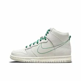 NIKE: Зелёные кроссовки Dunk High