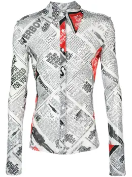 Charles Jeffrey Loverboy: Рубашка с принтом 