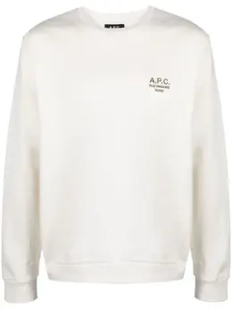 A.P.C.: Белый свитшот 