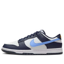 Nike: Синие кроссовки  Dunk Low