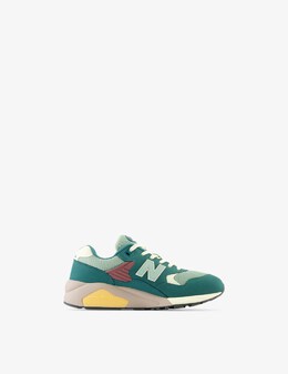 New Balance: Зелёные кроссовки 