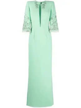 Jenny Packham: Зелёное платье 