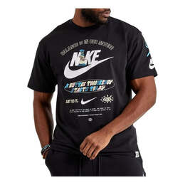 Nike: Чёрная футболка 