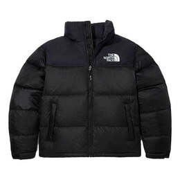 The North Face: Чёрная куртка  Nuptse