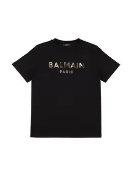 BALMAIN: Хлопковая футболка 