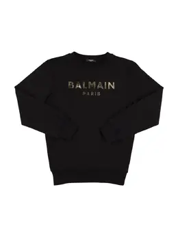 BALMAIN: Свитшот с воротником 