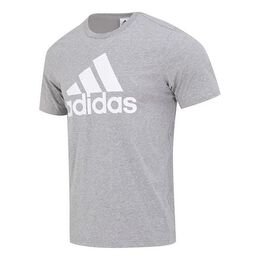 Adidas: Серая футболка  Essentials