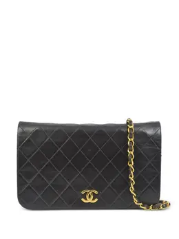 CHANEL Pre-Owned: Чёрная сумка 