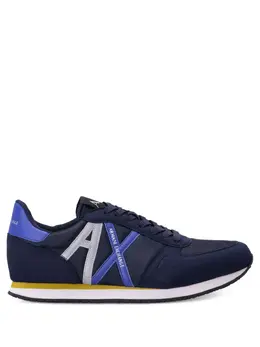 Armani Exchange: Синие кроссовки 