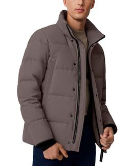 Canada Goose: Чёрный пуховик Wyndham