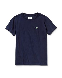 Lacoste: Голубая футболка 