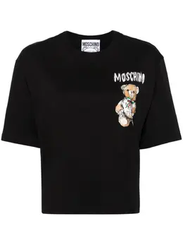 Moschino: Футболка  Teddy Bear с принтом