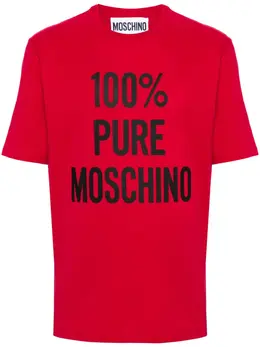 Moschino: Футболка с принтом 