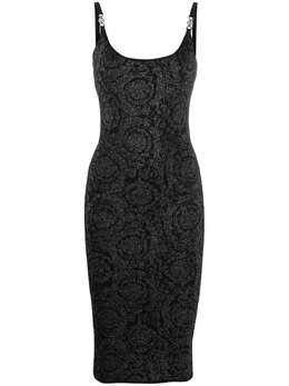 Versace: Трикотажное платье  Barocco