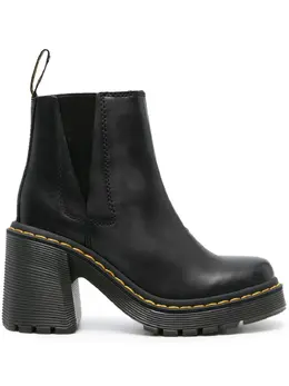 Dr. Martens: Чёрные ботинки 