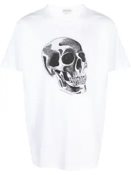 Alexander McQueen: Футболка  Skull с принтом