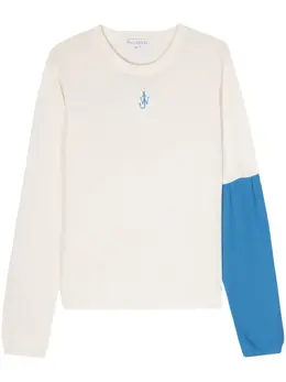 JW Anderson: Белый свитер 