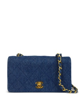 CHANEL Pre-Owned: Голубая сумка 