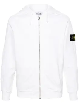 Stone Island: Белая толстовка  Compass