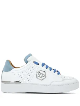Philipp Plein: Белые кроссовки  Hexagon