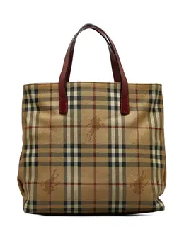 Burberry Pre-Owned: Бежевая сумка-шоппер 