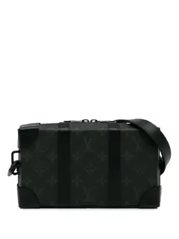 Louis Vuitton Pre-Owned: Чёрная сумка через плечо