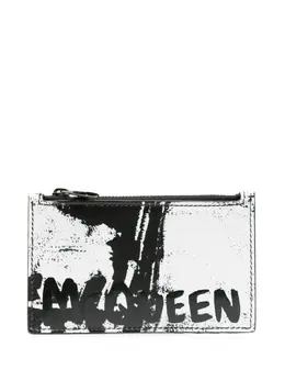 Alexander McQueen: Картхолдер с принтом 