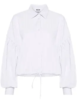 MSGM: Белая рубашка 