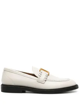 Chloé: Белые лоферы  Marcie