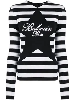 Balmain: Трикотажный топ 