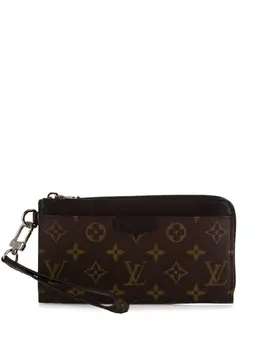 Louis Vuitton Pre-Owned: Коричневый кошелёк