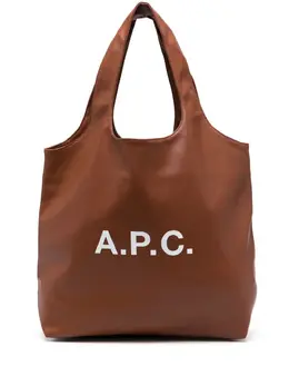 A.P.C.: Сумка-шоппер с принтом 