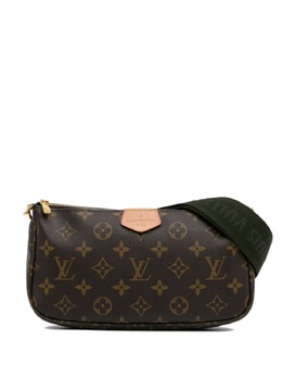 Louis Vuitton Pre-Owned: Коричневый клатч