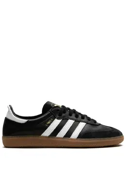 adidas: Чёрные кроссовки  Samba