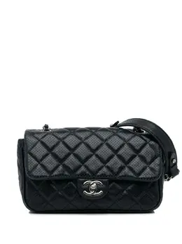 CHANEL Pre-Owned: Голубая сумка 