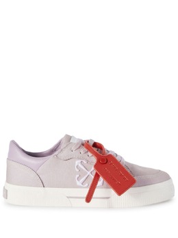Off-White: Фиолетовые кроссовки  Vulcanized